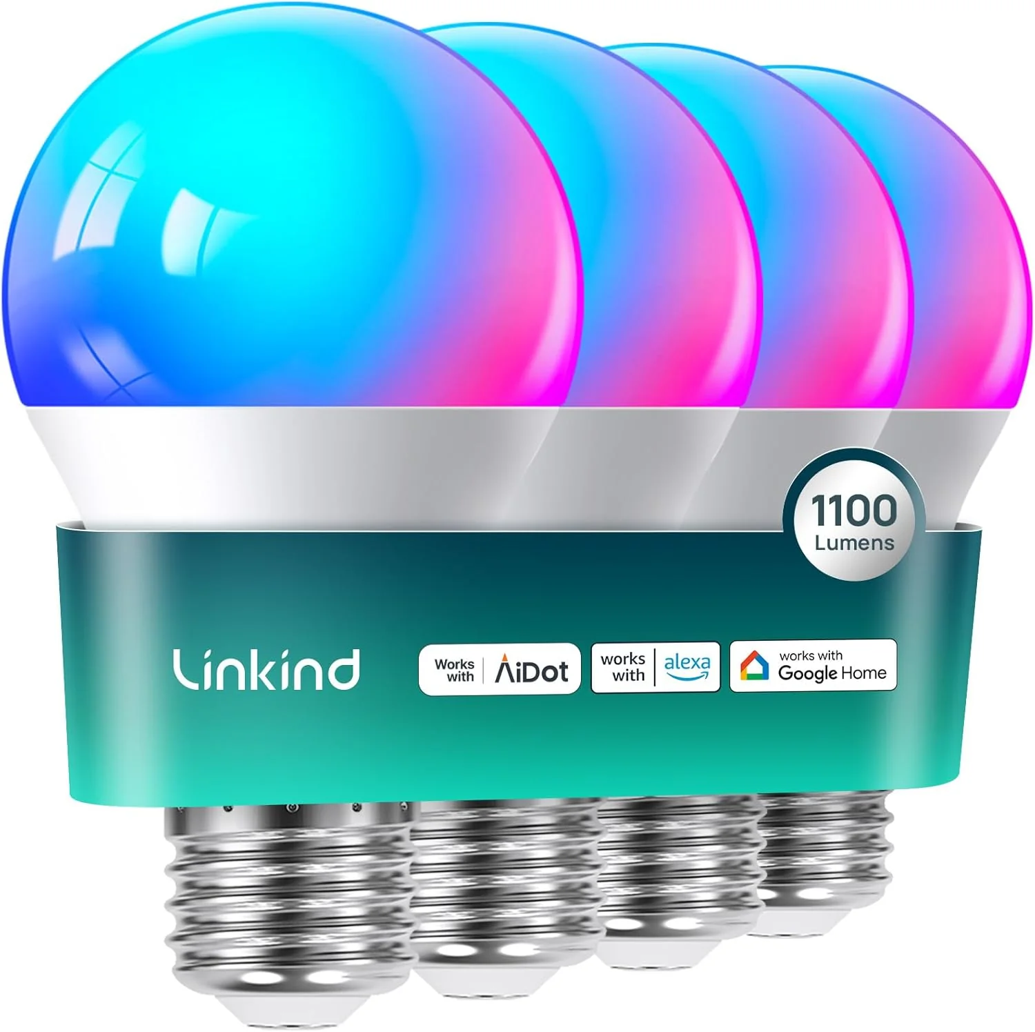 Linkind A19 Smart Light Bulbs - 1100 lumens - Image 11