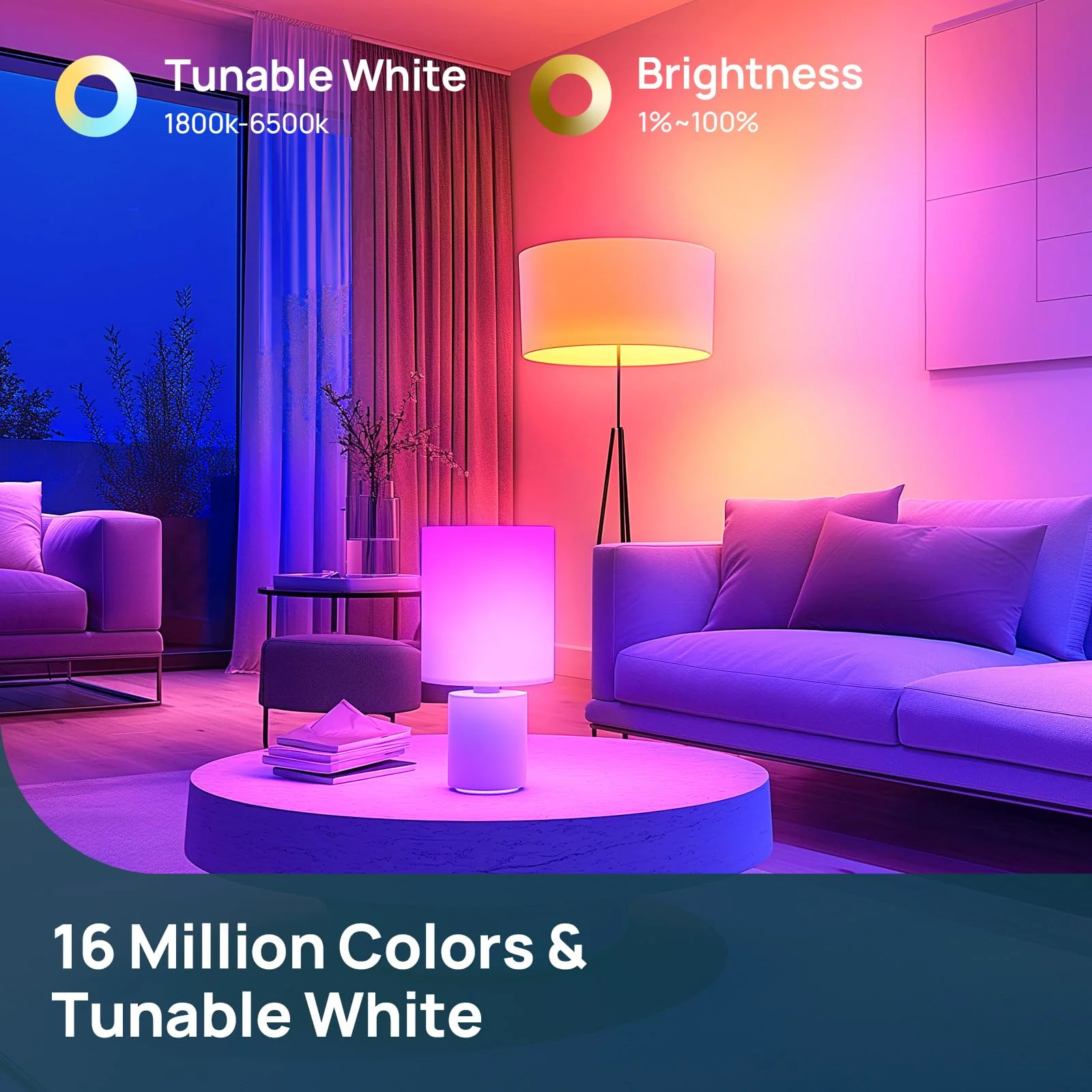 Linkind A21 Smart Light Bulbs - 1600 lumens - Image 5