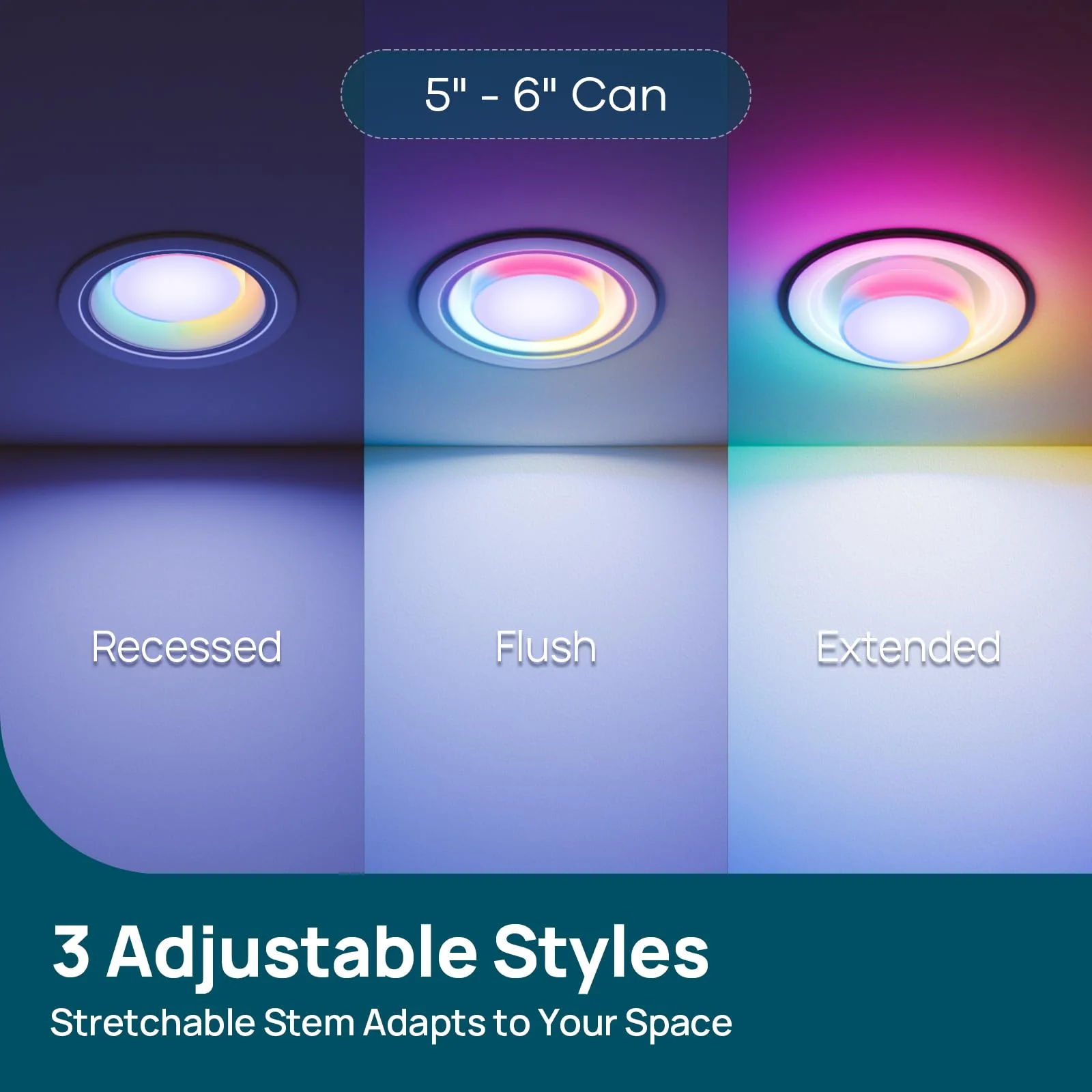 Linkind Aura Matter BR30 Smart Light Bulbs - Image 4