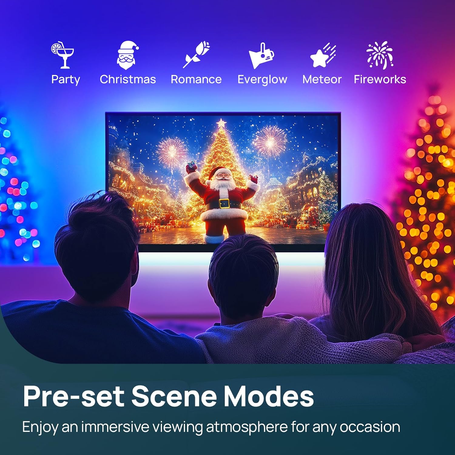 Linkind ET6 Smart TV Backlights with HDMI 2.0 Sync Box - Image 4