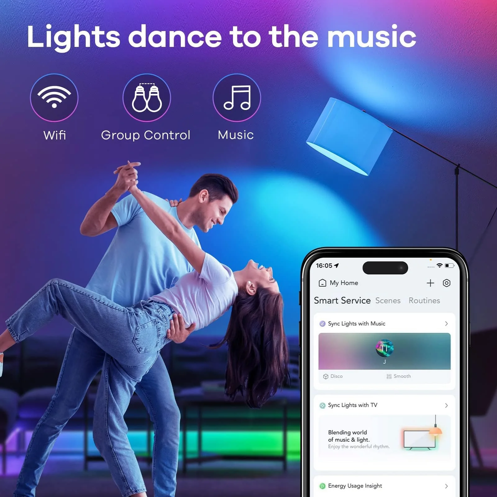 Linkind A21 Matter Smart RGBTW Light Bulbs - 1600 lumens - Image 6