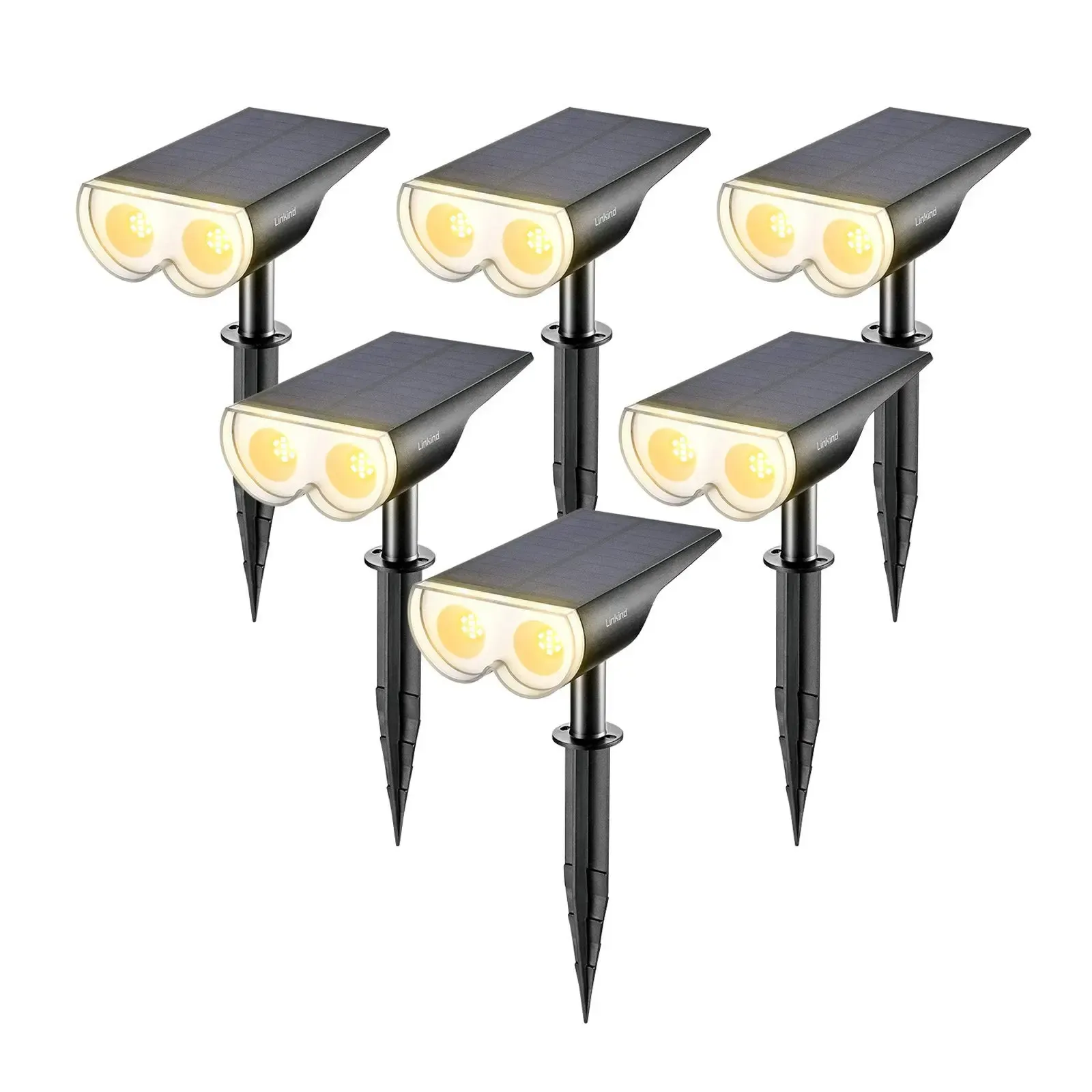 Linkind StarRay Outdoor Solar Spotlight (650lm, 22LEDs, IP65 Waterproof, 90° Beam angle) - Image 17