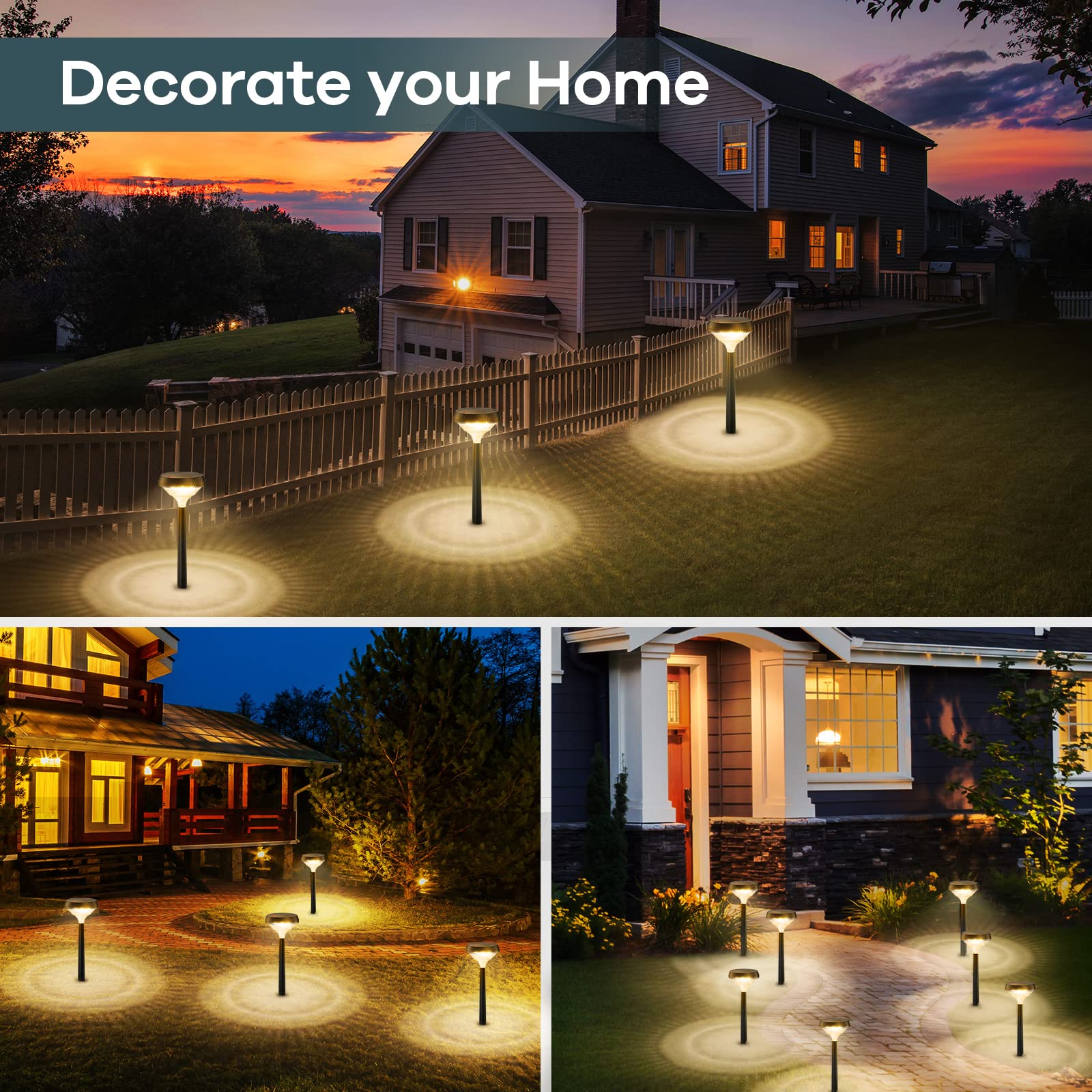Linkind SP3 Solar Pathway Lights (200lm, Auto On/Off, IP54 Waterproof) - Image 5